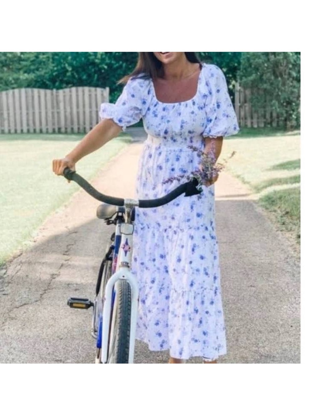 LoveShackFancy X Target Gemma puff sleeve maxi dress size XS floral
